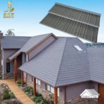 Free Sample Kenya Sri Lanka France Hot Sale Structural Building Materials Stone Coated Steel Roofing Tile