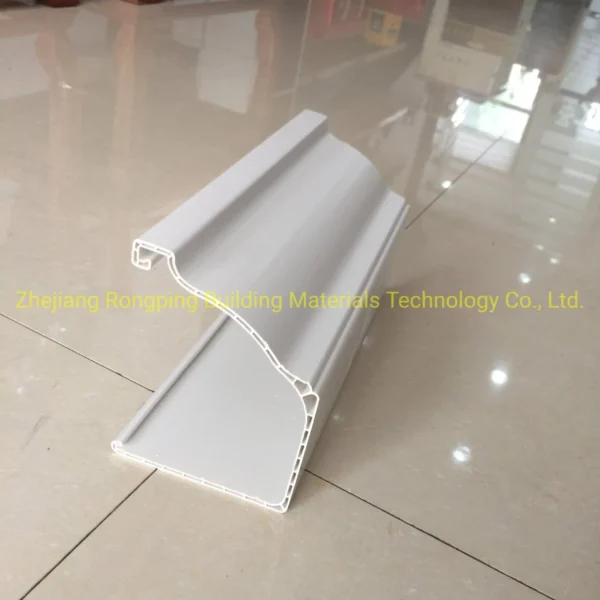 Free Sample Plastic Building Material 5.2inch 7inch K-Style White PVC Rain Gutter Vinyl Roof Drain