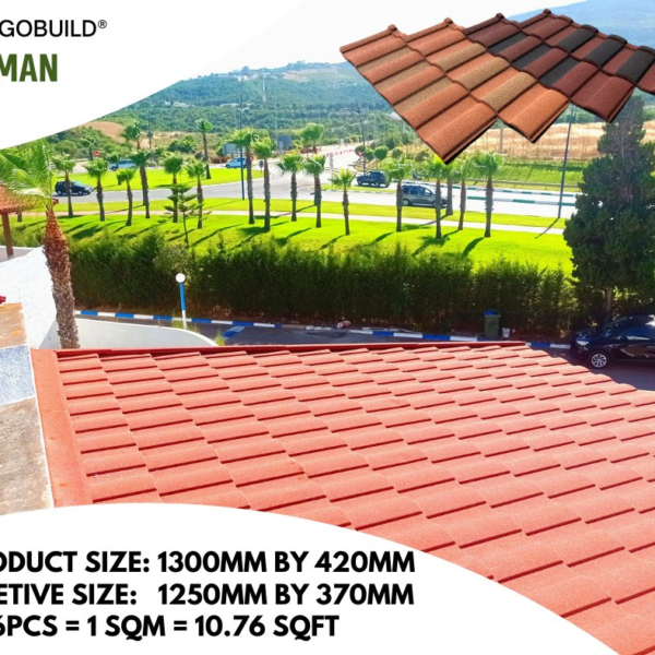 Free Samples China Metal Tile Building Materials Manufacturer Rainbow Type Decorative Aluminum Zinc Sheet Stone-Coated Metal Roofing Tiles