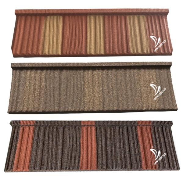Free Samples Fireproof Galvanized Metal Sheet Stone Coated Roofing Tile for House Construction