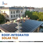 French Waterproof Wind Tesistant BIPV Solar Roof Tile System Solar Roof Mounting Solar Shingle Roof Tiles