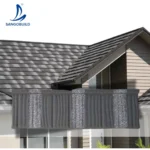 Galvanized Steel Sheet Color Stone Coated Metal Roof Tile Light Weight Material