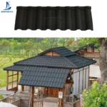 Galvanized Zinc Stone Coated Metal Steel Sheet Bond Shingle Milano Classic Roman Factory Wholesale Price Per Sqm Roof Material Roofing Tile for Sell