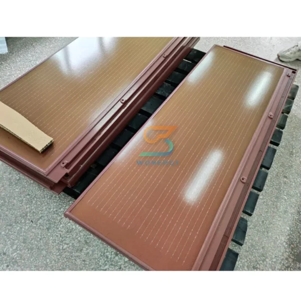 Germany Energy Saving Solar BIPV Greenhouse Glass Panels Rooftop Solar Roof Tiles
