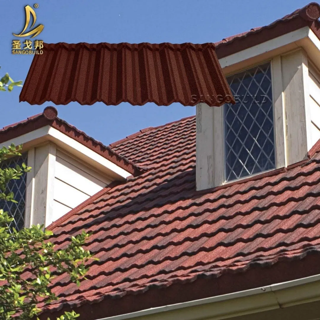 Ghana Popular Roofing Sheet Factory Direct Sell Colorful Prefabricated House Roof Tile Classic Tile Stone Coated Metal Roof Tile Ghana Popular Roofing Sheet Factory Direct Sell Colorful Prefabricated House Roof Tile Classic Tile Stone Coated Metal Roof Tile