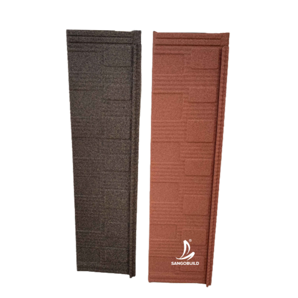 Glazed Interlocking Roof Tiles Building Material Stone Coated Metal Roofing Tile