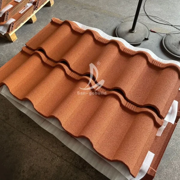 Golan Style Roof Sheet Alu-Zinc Galvalume Shingle Roof Stone Coated Roofing Tile