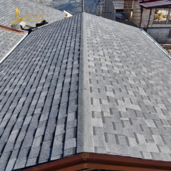 Good Heat Resistance Architectural Black Color Roofing Shingles Fiberglass Asphalt Shingles