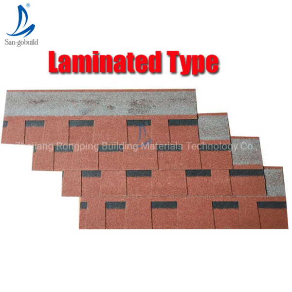 Good Quality Cheap Price Building Material Roofing Sheet Laminated Asphalt Shingle Hot Sales in Cambodia