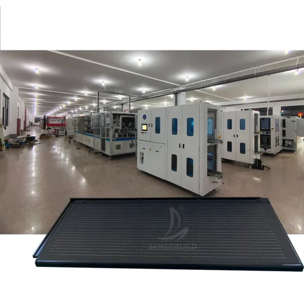 Green Energy Generates Rooftop Solar Panels Roof System BIPV Photovoltaic Roof-Integrated Tile