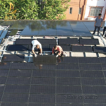 Green House Villa Rooftop Corrugated Roof Sheet Solar Shingle Roof Tiles Photovoltaic