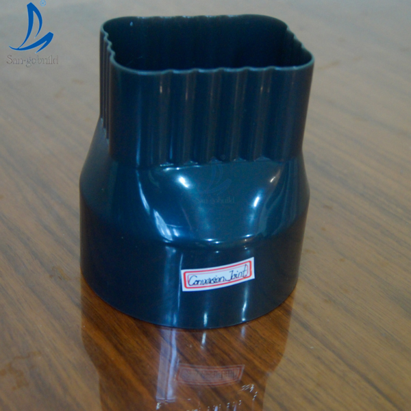Green Plastic Rain Gutter K Style Gutter