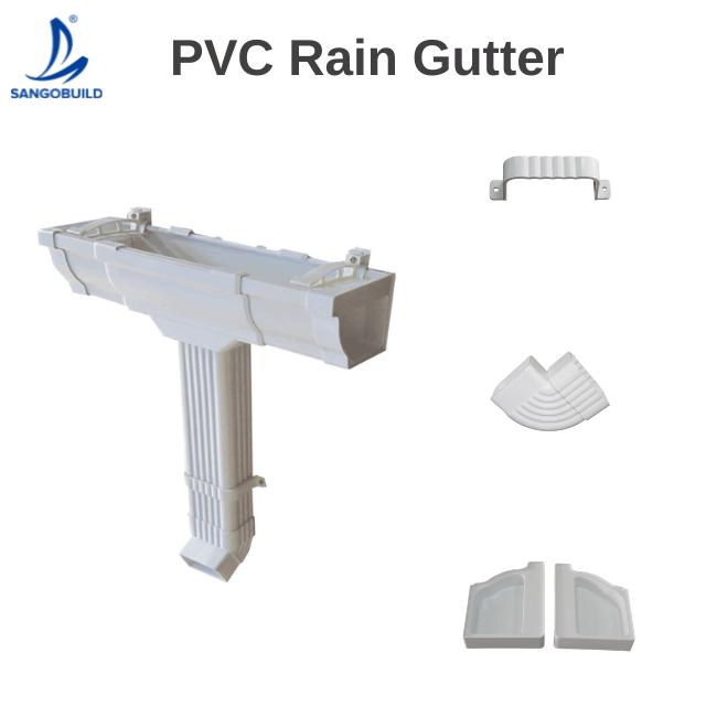 Half-Round Rain Gutter for Roof Drainage System Factory Price PVC Rain Water Gutters Fittings Rainwater Roof Gutter for Ghana Kenya Chile Half-Round Rain Gutter for Roof Drainage System Factory Price PVC Rain Water Gutters Fittings Rainwater Roof Gutter for Ghana Kenya Chile