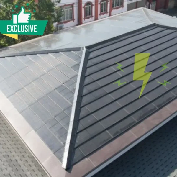High Efficiency 3kw 5kw Home Solar Roof Tiles Photovoltaic System