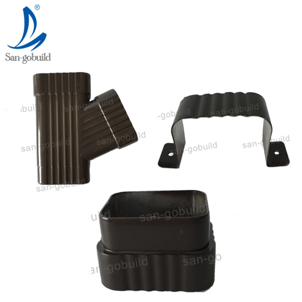 High Quality 3 M Strength Aluminium Alloy Roof Gutter, Factory Price Seamless Stainless Steel Rain Gutter