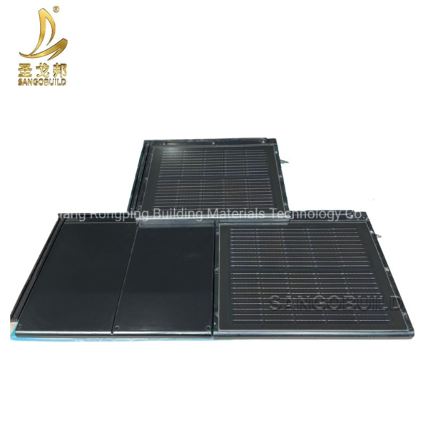 High Quality Double Glass Solar Cell BIPV Panels Solutions Wooden Houses Solar Shingle Roof Tiles Photovoltaic