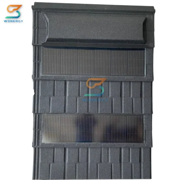 High Quality Flat Photovoltaic Solutions 80W Roofing Solar Panel Roof Tile
