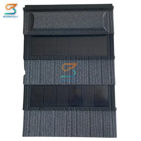 High Quality Flat Photovoltaic Solutions 80W Roofing Solar Panel Roof Tile