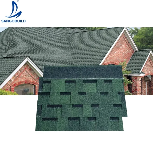 High Quality Light Weight Easy to Install Double Layer Asphalt Shingle