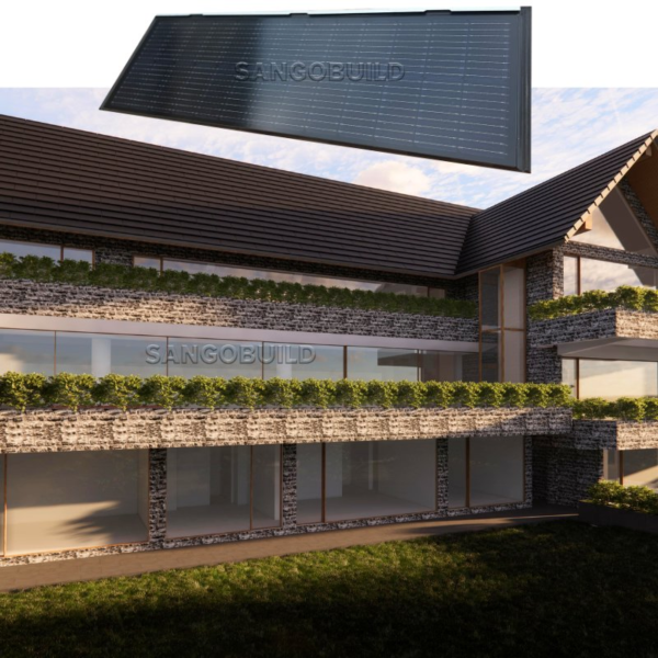 High Quality-Price Ratio Minimalist Design Solar Energy System Solar Roof Tiles