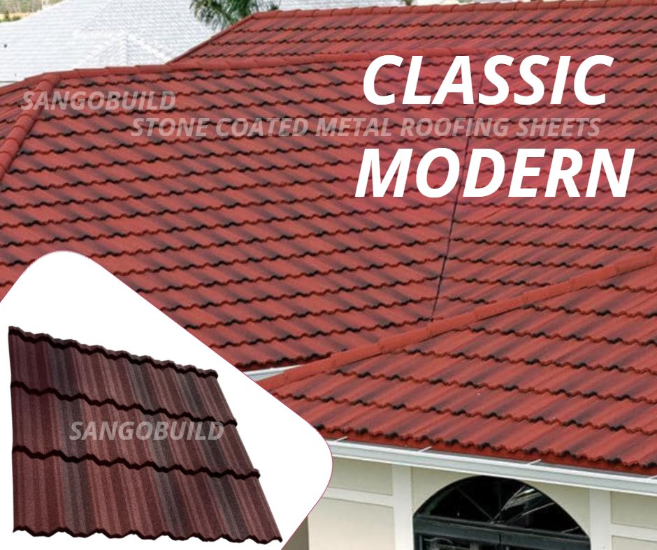 High Range Corrugated Metal Classical Stone Coated Steel Roof Tile in Aluzinc Roof Materials High Range Corrugated Metal Classical Stone Coated Steel Roof Tile in Aluzinc Roof Materials