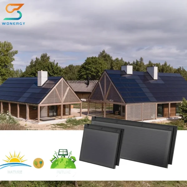 Home Energy Rooftop Solar Product Solar Panel Roof Tiles 30W High Efficiency Solar Roof Tiles