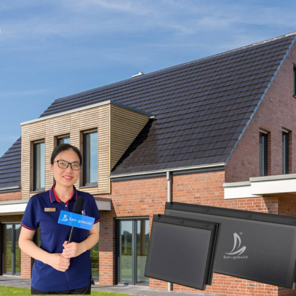 Home Energy Solar Product Solar Panel Roof Tiles 35W Roof Tiles