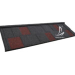 [Hot Item] Black Red Color Stone Coated Metal Aluminum Zinc Steel Roofing Sheets for Nigeria West Africa