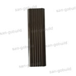 [Hot Item] Colored Rain Water Seamless Gutter Cap Downspout Hanger Roofing 5K/6K/7K Aluminium Rain Gutter System Brown Metal Gutters