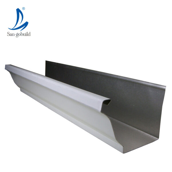 [Hot Item] Construction Real Estate Metal Building Materials Roof Rainwater Drainage System Water Channel Aluminum Rain Gutter