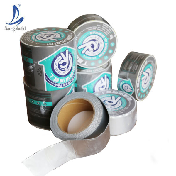 [Hot Item] White Black Grey Customized Color Aluminum Foil Butyl Waterproof Tape Rubber Roof Sealing