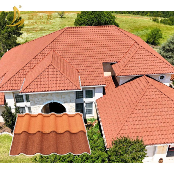 Hot-Sale Building Materials Stone Coated Roofing Sheets Impact Resistant Roofing Tiles