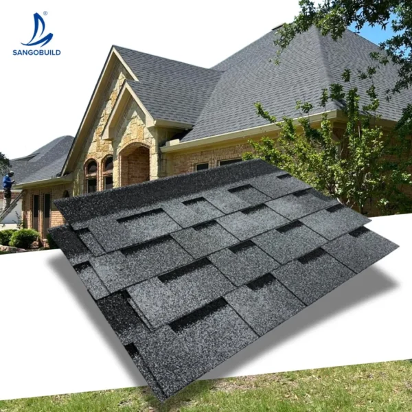Hot Sale Cambodia Philippines Vietnam Thailand Asphalt Roofing Shingles 3 Tab Shingle