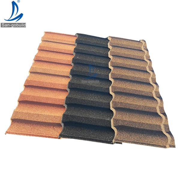Hot Sale Heat Resistant Galvanized Steel Roofing Sheet Stone Coated Roof Tiles for Kenya