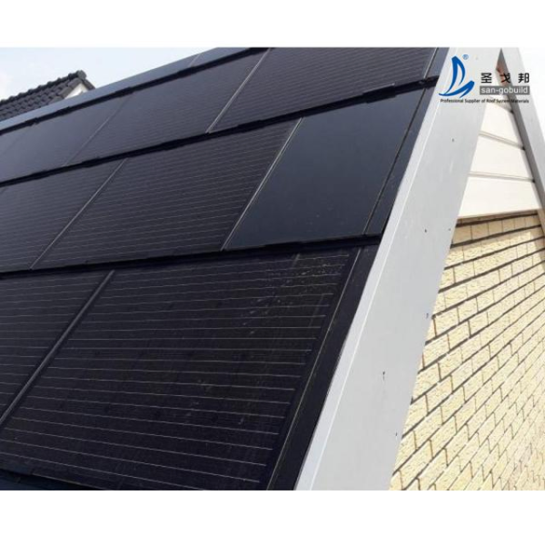 Hot Sale High Power Generation BIPV Solar Roofing Tile 35W Photovoltaic Solar Panel Tiles