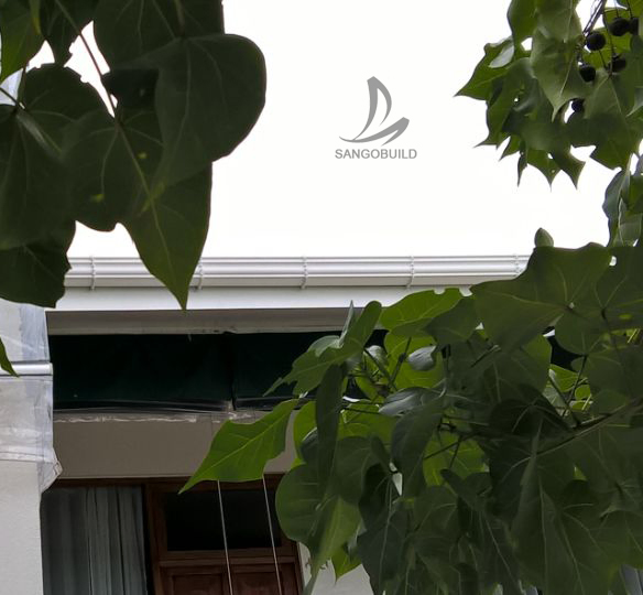 Hot Sell Plastic Construction Materials PVC Water Rain Gutters Collector and Drainage Pipes