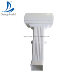 Hotsale Anti-UV Building Materials White Vinyl Roofing Drainage Rainwater Colloector Quality PVC Rain Gutter