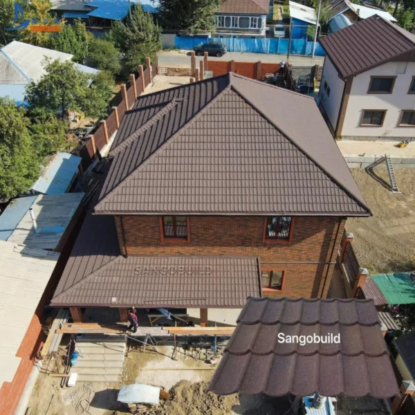 House Building Materials Aluminum Stone Coated Roofing Sheet Venezuela Metal Roof Tiles