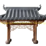 India Thailand Japan Vietnam Korean Roofing Tiles Traditional Polyester Roofing Buddhist Architecture Temple Roof Tiles