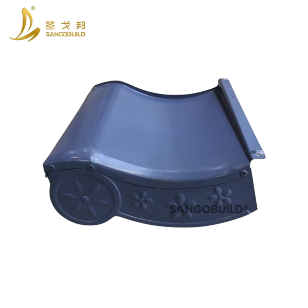 Japanese Cultural Architecture Roofing Material Kawara Roof Tile Antique Metal Roofing Sheet