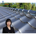 Japanese Cultural Architecture Roofing Material Kawara Roof Tile Antique Metal Roofing Sheet