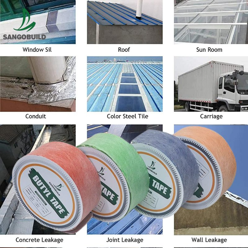 Jc/T942-2004 Butyl Waterproof Tape / Butyl Rubber Tape/Butyl Sealant Tape for Different Scenaros Jc/T942-2004 Butyl Waterproof Tape / Butyl Rubber Tape/Butyl Sealant Tape for Different Scenaros