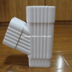 K Style PVC Roof Guttering Pipe Fittings Plastic Rain Drain System Antileaking T-Cock