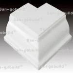 K Style Roofing Gutter PVC Drainage Products Home Need Rain Water Tube and Downspout Outside Corner