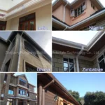 Kenya Ghana Hot Sell Factory Directly Sell PVC Rain Gutter and Downspout for PVC Roofing Materials