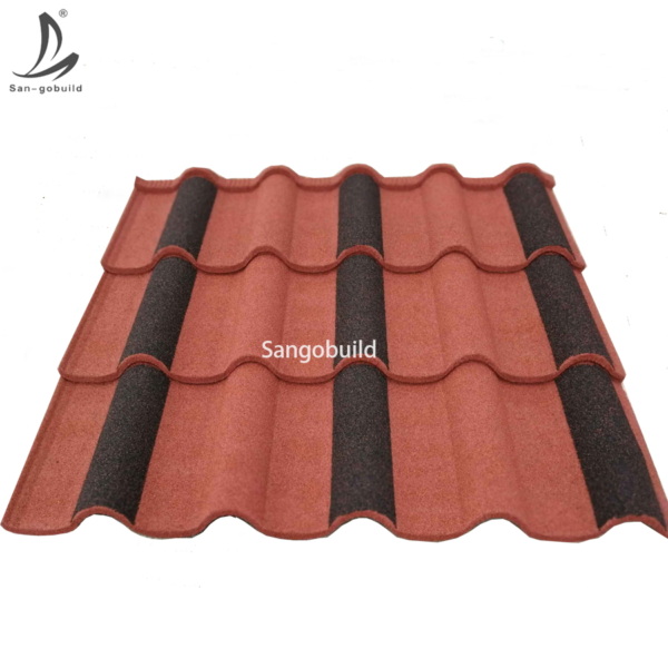 Lifetime Roman Roof Tile Color Stone Coated Metal Curved Roofing Sheets, High Quality Stone Coated Roof Sheet in India Kerala Philippines Thailand