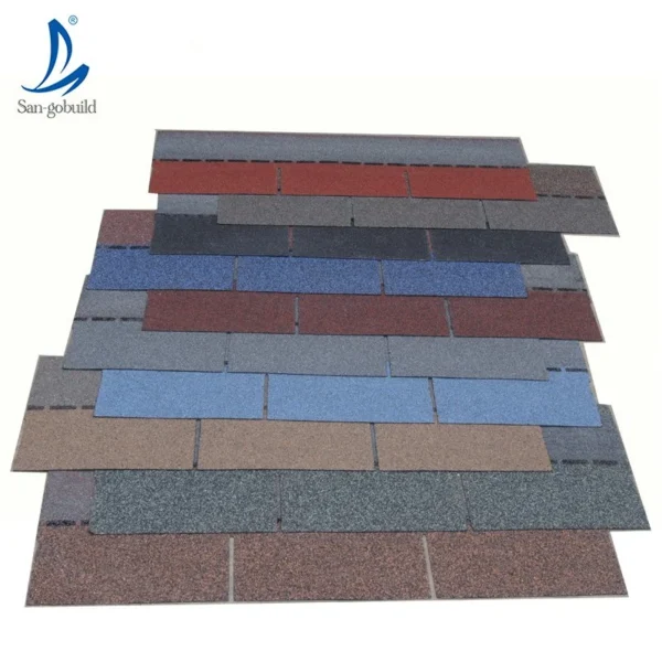 Light Steel Villa Roofing Tiles Manufacturer 3-Tab Fiberglass Asphalt Roofing Shingles