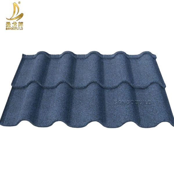 Light Weight Decorative Types Anti-Corrosive Alu-Zinc Roof Tiles Metal Coated Stone Roof Tile