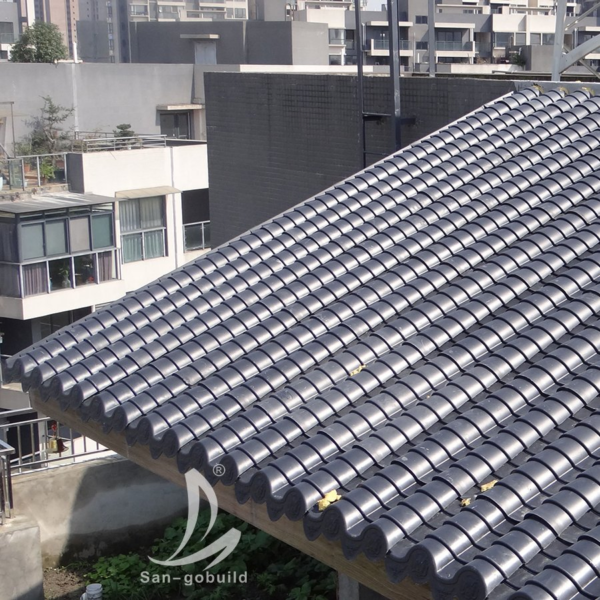 Light Weight Spanish Tile Roofing Materials Roofing Tiles for Temple Pagoda Chinese Roof Tiles