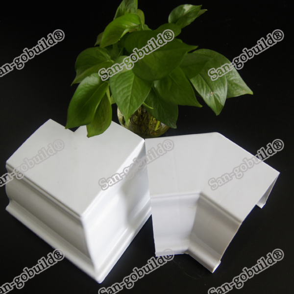 Light-Weight White PVC Gutter Color Remain Inlet Funnel for Rain Drain Water with Soncap